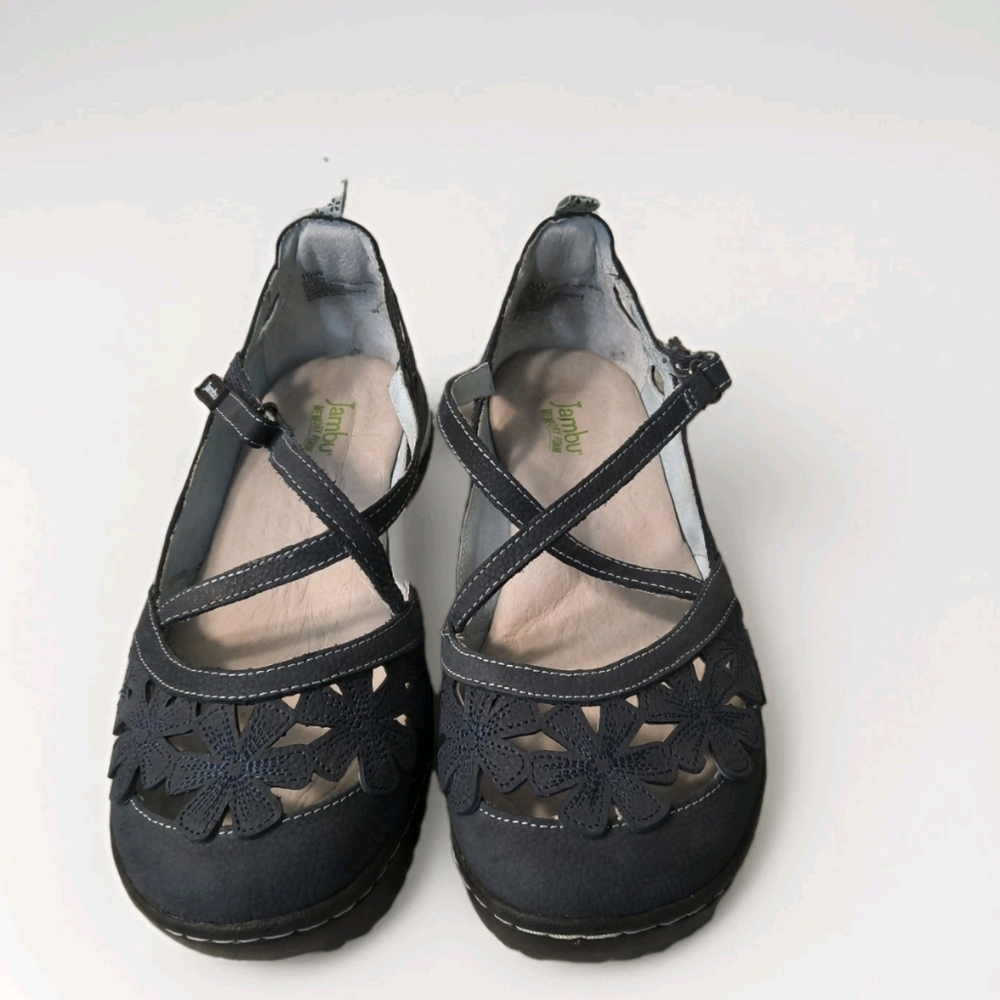 Jambu Stylish Black Women's Shoes Size 10W.